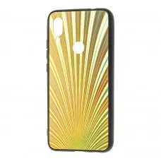 Чехол для Xiaomi Redmi 7 радуга золотистый