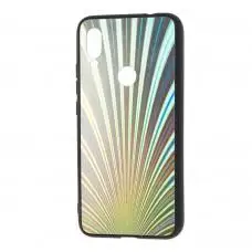 Чехол для Xiaomi Redmi 7 радуга серебристый