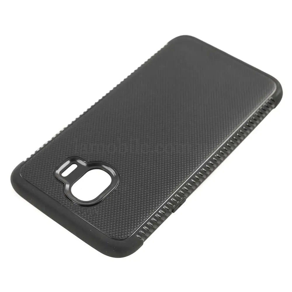 Чехол для Samsung Galaxy J4 2018 (J400) Weave черный