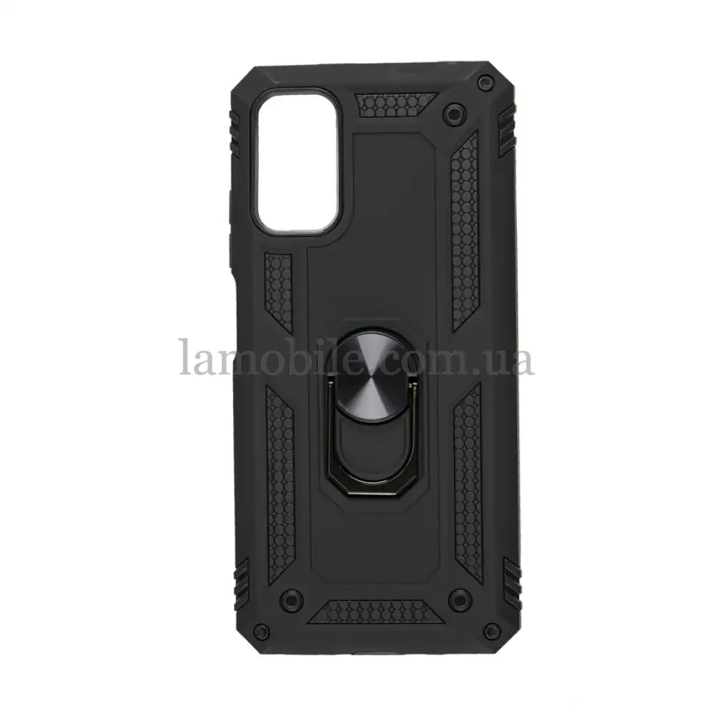 Чехол для Xiaomi Redmi Note 10 5G / Poco M3 Pro Serge Ring ударопрочный черный