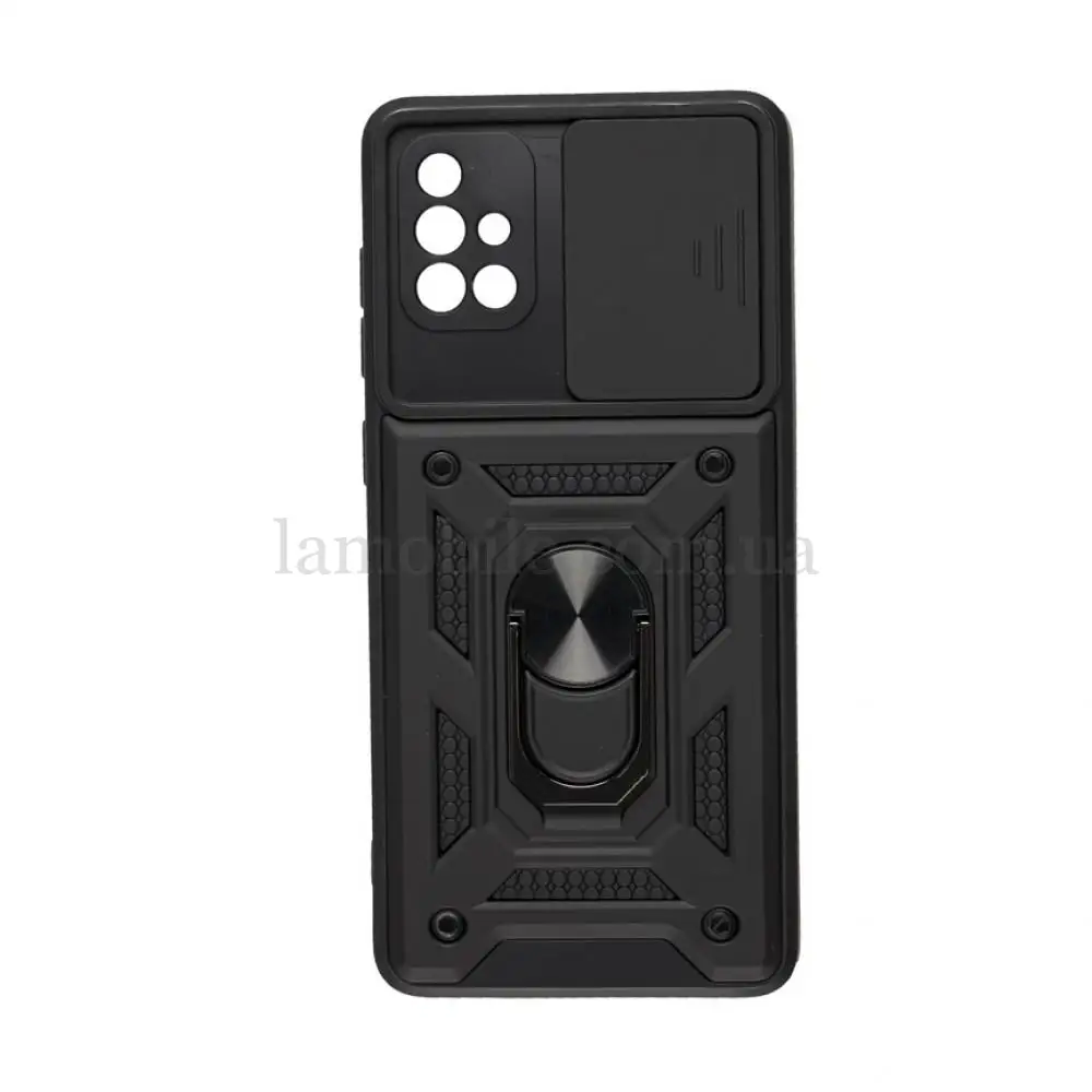 Чехол для Samsung Galaxy A51 (A515) / M40s 4G Serge Ring Armor черный
