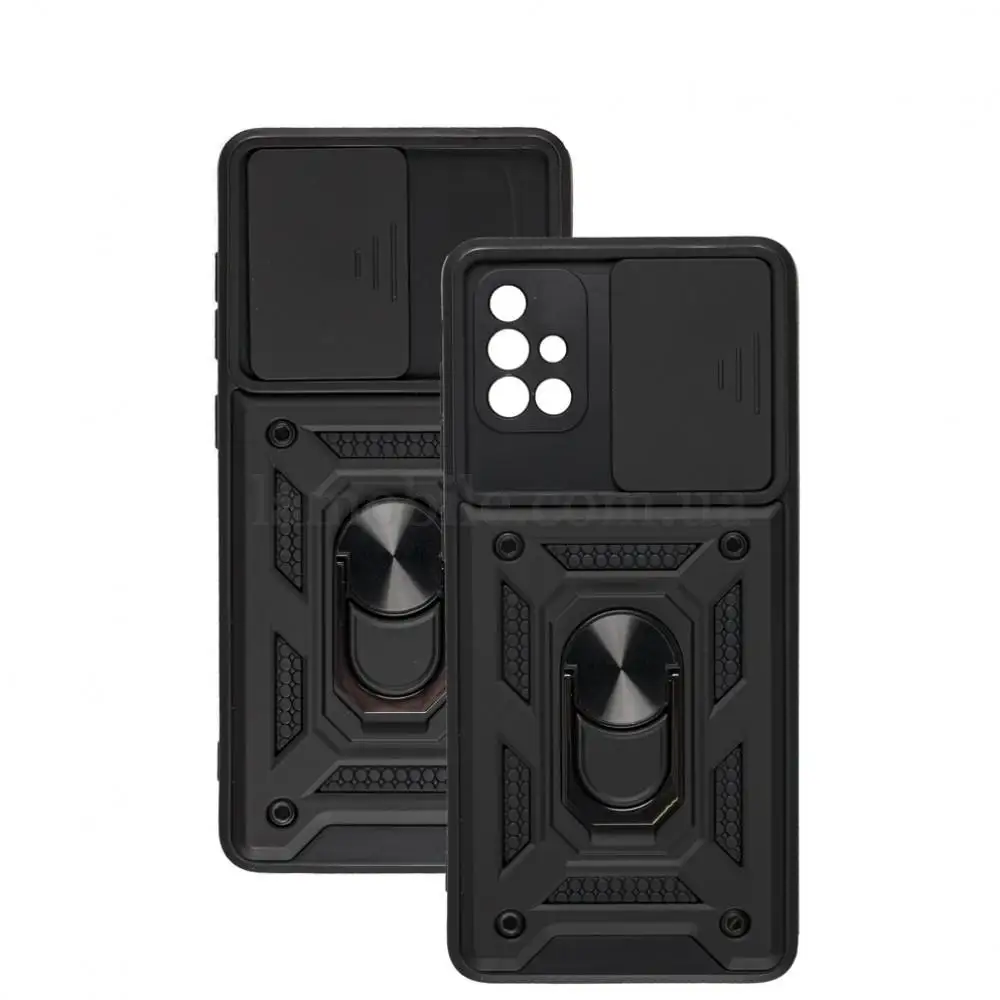 Чехол для Samsung Galaxy A51 (A515) / M40s 4G Serge Ring Armor черный