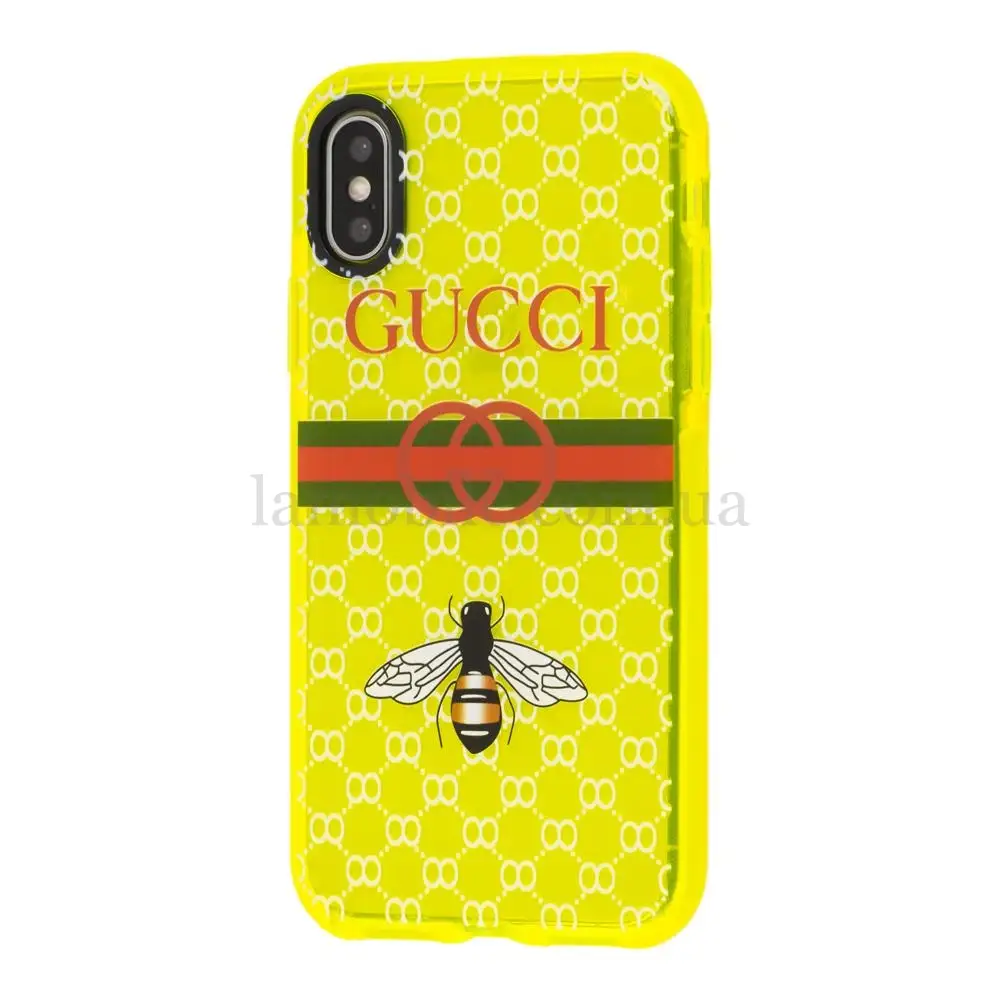 Чехол для iPhone X / Xs Neon print G pchela