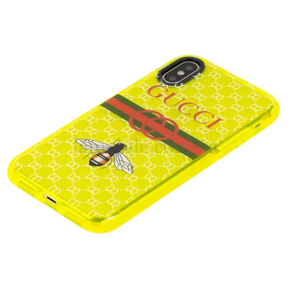 Чехол для iPhone X / Xs Neon print G pchela