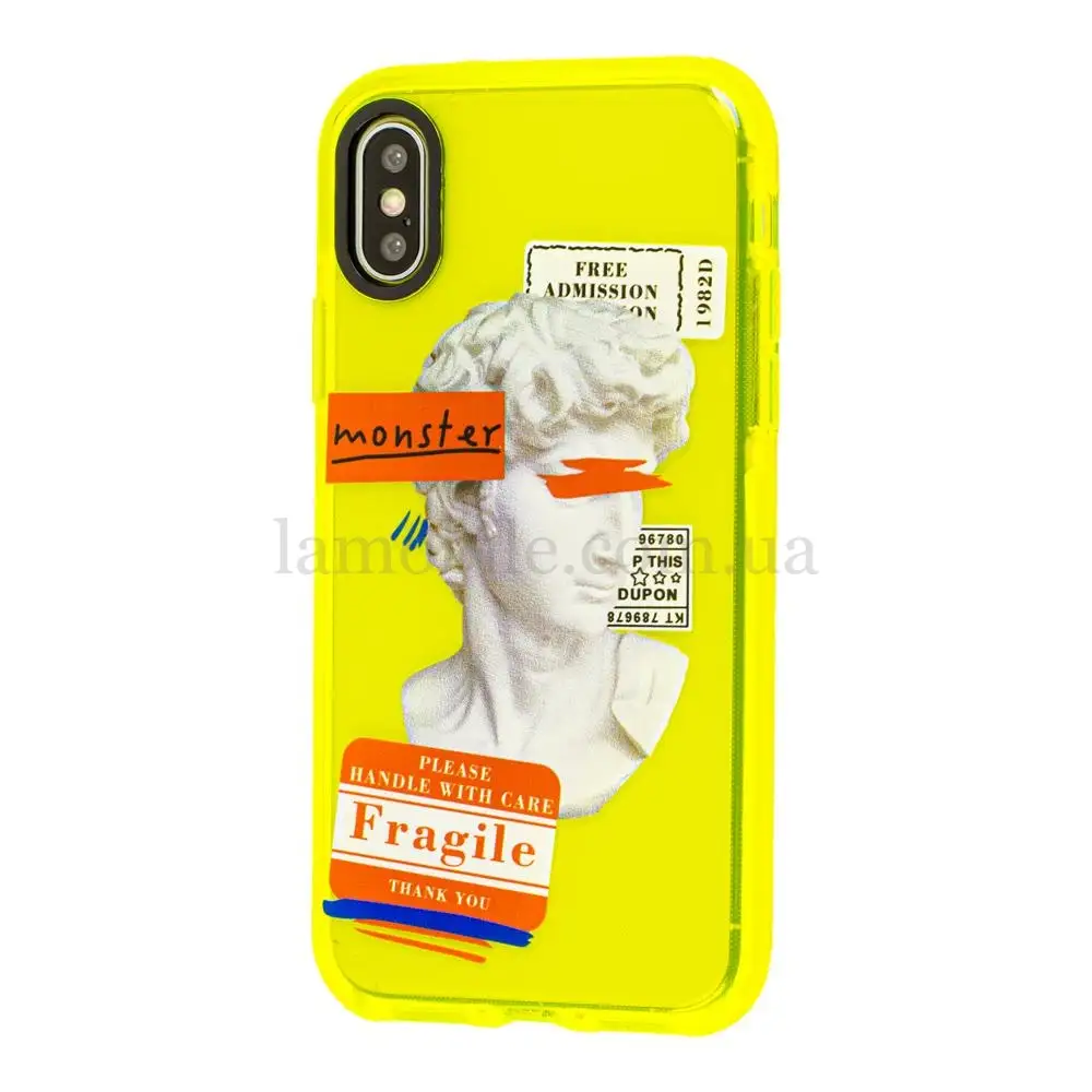 Чехол для iPhone X / Xs Neon print sculpture