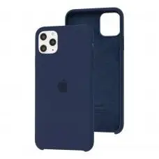 Чехол Silicone для iPhone 11 Pro Premium case темно-синий