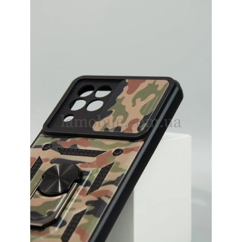 Чехол для Samsung Galaxy A23 Serge Ring Armor ударопрочный army brown