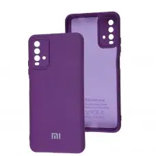 Чохол для Xiaomi  Redmi 9T Silicone Full camera purple