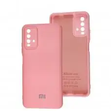 Чохол для Xiaomi  Redmi 9T Silicone Full camera рожевий / pink