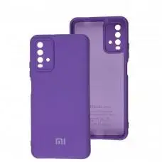 Чохол для Xiaomi Redmi 9T Silicone Full camera фіолетовий