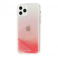 Чехол для iPhone 11 Pro Gcase star whispen mate блестки вода розовый
