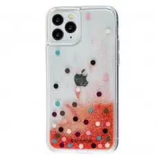 Чехол для iPhone 11 Pro Gcase star whispen dot блестки вода розовый