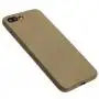 Чехол Leather для iPhone 7 Plus / 8 Plus эко-кожа защита 360 светло коричневый