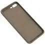Чехол Leather для iPhone 7 Plus / 8 Plus эко-кожа защита 360 светло коричневый
