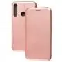 Чохол книжка Premium для Huawei Y6p рожево-золотистий