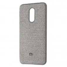 Чохол для Xiaomi Redmi 5 Plus Textile сірий