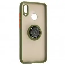 Чехол для Huawei P Smart 2019 LikGus Edging Ring хаки
