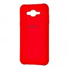 Чехол для Samsung Galaxy J7 (J700) Silicone Full красный