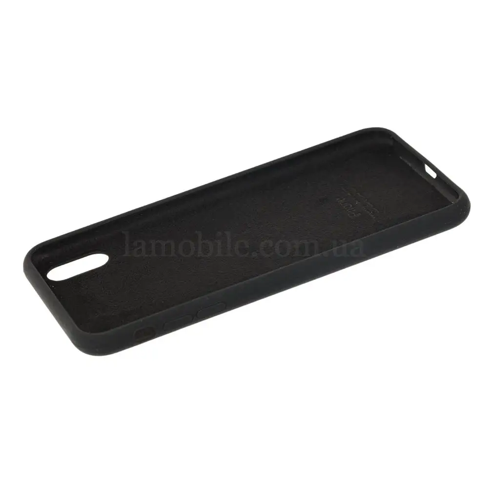 Чехол для iPhone X / Xs Silicone Full черный