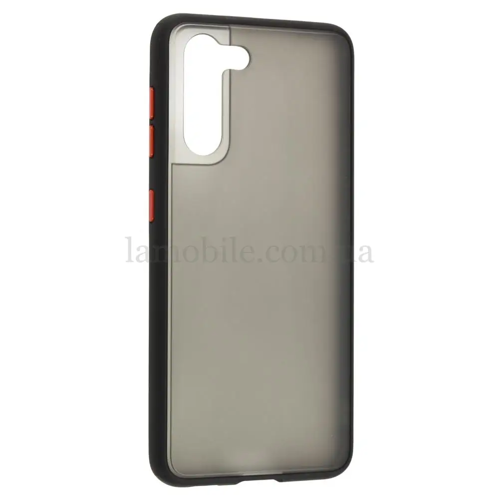 Чохол для Samsung Galaxy S21 (G991) LikGus Maxshield чорний / червоний