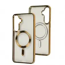 Чохол для Samsung Galaxy S24+ / S25+ Crystal Chrome MagSafe gold