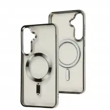 Чохол для Samsung Galaxy S24+ / S25+ Crystal Chrome MagSafe silver