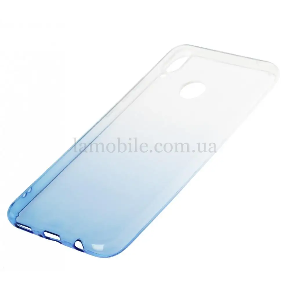 Чохол для Huawei P Smart Plus Gradient Design біло-блакитний