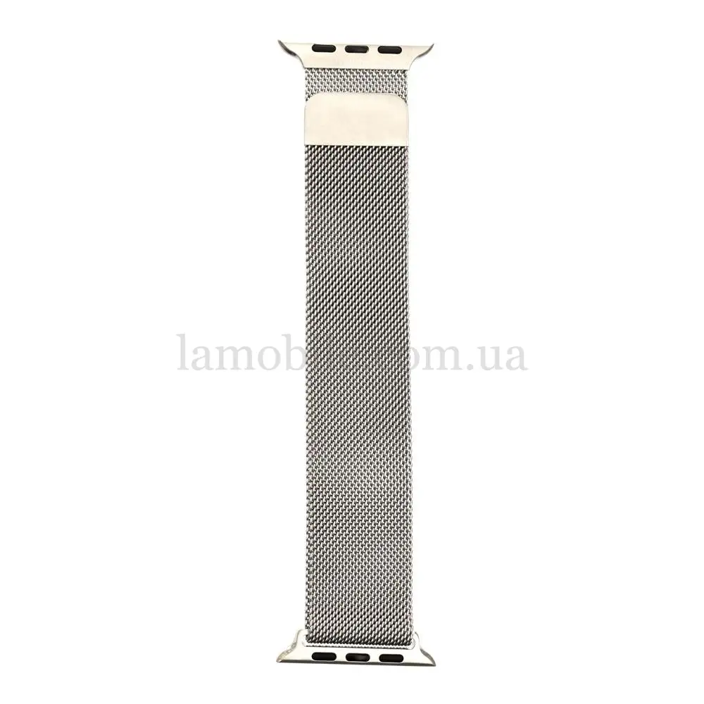Ремешок для Apple Watch Milanese Loop 38mm / 40mm серебристый