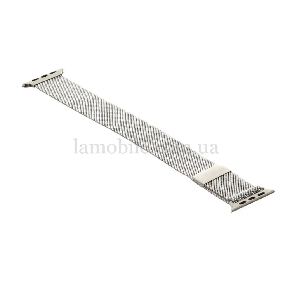 Ремешок для Apple Watch Milanese Loop 38mm / 40mm серебристый