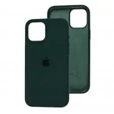 Чохол для iPhone 12 Pro Max Silicone Full atrovirens