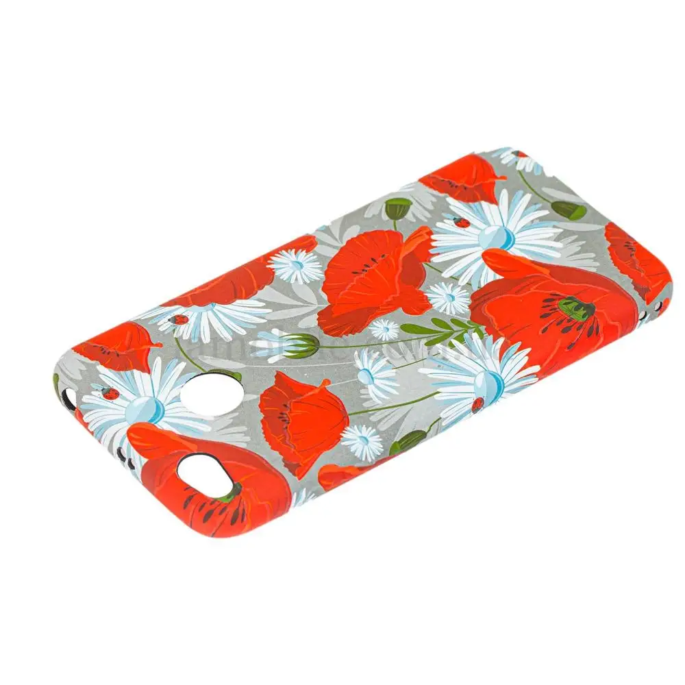 Чехол для Xiaomi Redmi 4x Star case красный мак
