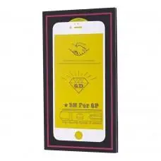 Захисне 6D скло для iPhone 6 Plus біле (OEM)