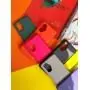 Чохол для Xiaomi Redmi Note 10/10S Lime silicon з мікрофіброю оранжевий (orange)
