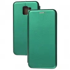 Чохол книжка Premium для Samsung Galaxy J6 2018 (J600) зелений