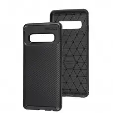 Чохол для Samsung Galaxy S10 (G973) Ultimate Carbon чорний