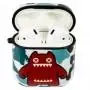 Чохол для AirPods Young Style zombiescat білий/зелений