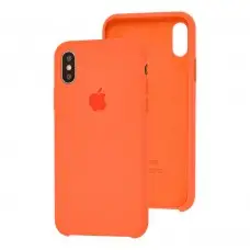 Чехол Silicone для iPhone X / Xs Premium case nectarine
