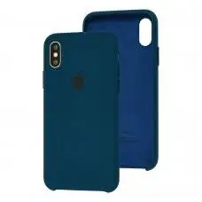 Чехол Silicone для iPhone X / Xs Premium case pacific green