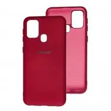 Чехол для Samsung Galaxy M31 (M315) Silicone Full бордовый / Marsala