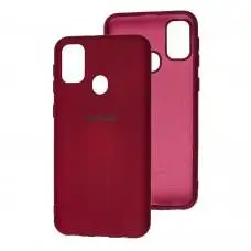 Чохол для Samsung Galaxy M21 / M30s Silicone Full бордовий / marsala