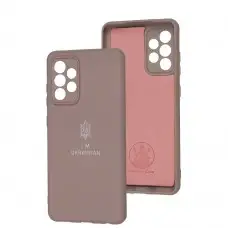 Чехол для Samsung Galaxy A52 Full Premium Трезубец розовый / pink sand