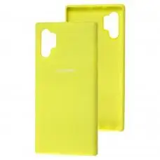 Чохол для Samsung Galaxy Note 10+ (N975) Silicone Full лимонний