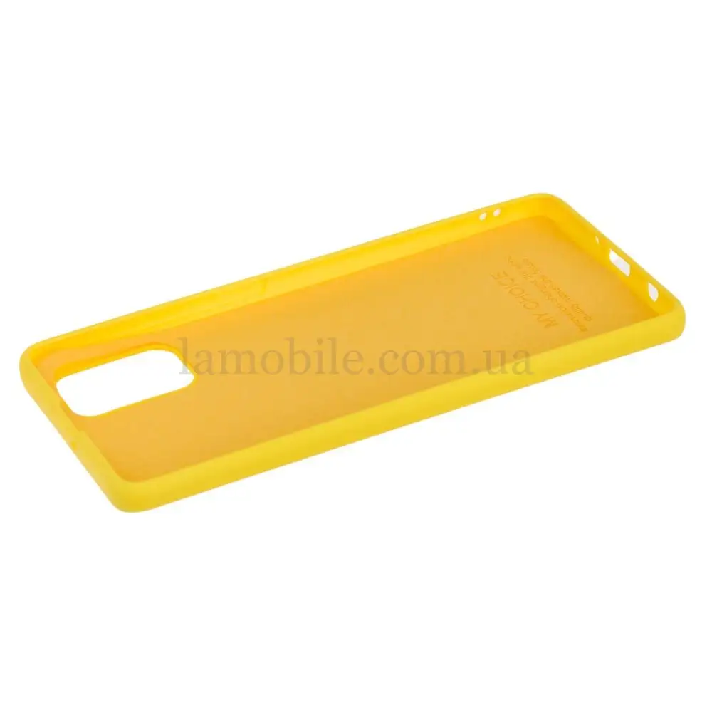 Чехол для Samsung Galaxy A71 (A715) Silicone Full желтый