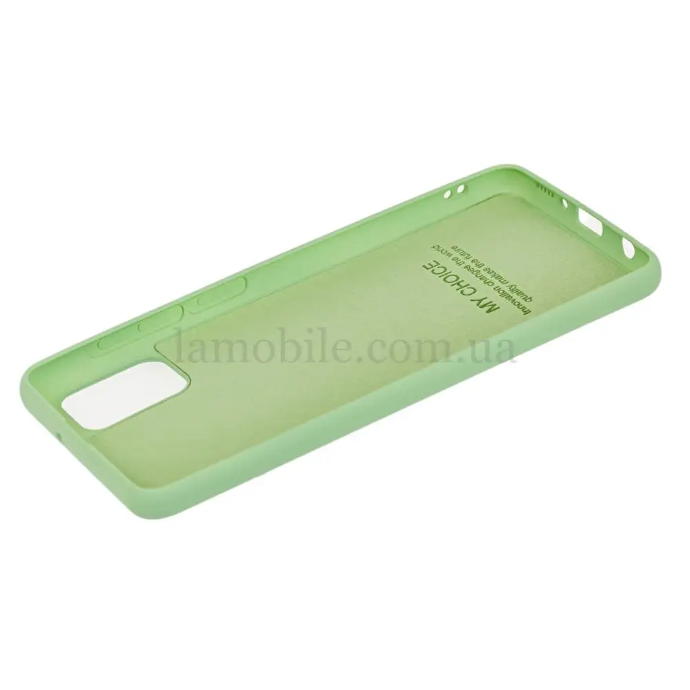 Чехол для Samsung Galaxy A31 (A315) Silicone Full мятный / mint