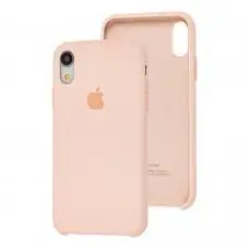 Чохол Silicone для iPhone Xr Premium case рожевий пісок