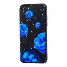 Чехол для iPhone 7 / 8 glass роза