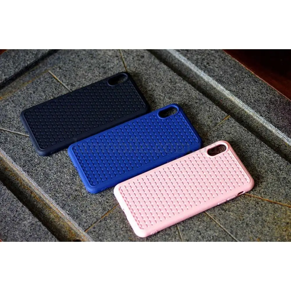Чехол для iPhone Xs Max Baseus BV Weaving розовый