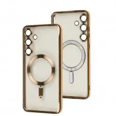 Чохол для Samsung Galaxy S24+ / S25+ Berlia Electroplate MagSafe gold