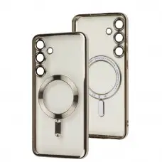 Чохол для Samsung Galaxy S24+ / S25+ Berlia Electroplate MagSafe grey