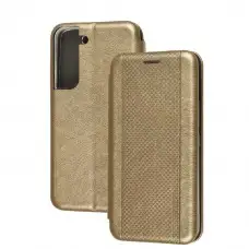 Чехол книга для Samsung Galaxy S22 (S901) Aclass золотистый